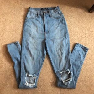 Fashion Nova jeans light was size 3
